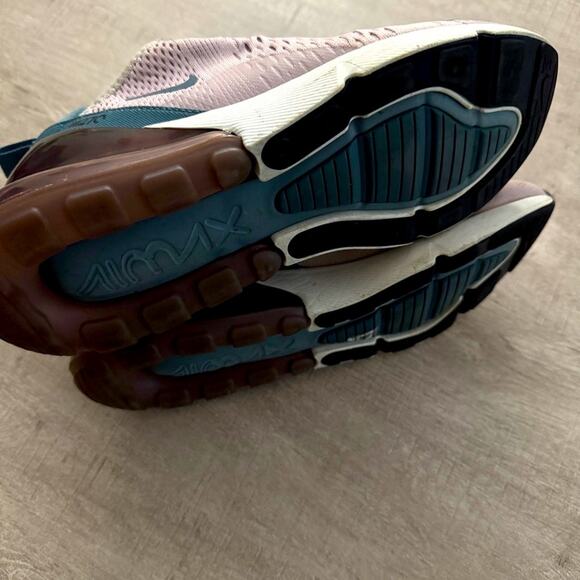 NIKE Air Max 270 Running Shoes Celestial Rose Teal Size 8.5 - Picture 4 of 6
